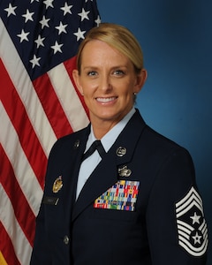 Chief Master Sergeant Sharon Lamb Fuller is the Command Chief Master Sergeant for the 37th Training Wing, Joint Base San Antonio-Lackland, Texas. She is the primary advisor to the commander on all matters affecting the quality, welfare, morale, management and leadership of more than 3,000 permanent personnel and more than 10,000 student personnel. She assists the installation commander in ensuring the success of four primary training missions graduating more than 85,000 students annually. The Wing encompasses 9 wing staff agencies, three groups, two academies and a center that operates from 10 geographically separated locations.