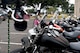 Motorcycles sit together for the fourth annual Cajun Rumble hosted by the Green Knights Motorcycle Club Chapter 75 at Barksdale Air Force Base, La., Oct. 23, 2015. The first chapter of the Green Knights was formed in 1999, and today there are more than 105 chapters worldwide. The event consisted of a safety briefing and a group photo. (U.S. Air Force photo/Airman 1st Class Mozer O. Da Cunha)