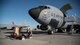 Airman 1st Class Jonathan Jackson, 92nd Maintenance Squadron crew chief, receives a KC-135 Stratotanker after it returns from a refueling mission Oct. 23, 2015, Fairchild Air Force Base, Wash. Crew chiefs are an essential part of Fairchild. It is the crew chiefs job to make sure all of the KC-135s on base are mission ready at all times. If an aircraft needs a repair the crew chief either conducts the repair themselves or coordinates the repair with the proper specialist.  (U.S. Air Force photo/Airman 1st Class Sean Campbell)