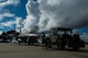 BEJA AIR BASE, Portugal – Members of the 52nd Maintenance Group prepare to tow an F-16 Fighting Falcon fighter aircraft, assigned to the 480th Fighter Squadron at Spangdahlem Air Base, Germany, during Trident Juncture 2015 at Beja Air Base, Portugal, Oct. 27, 2015. More than 100 Airmen assigned to the 52nd Maintenance Group deployed to Portugal in support of Trident Juncture 2015, the largest NATO exercise conducted in the past 20 years. (U.S. Air Force photo by Airman 1st Class Luke Kitterman/Released)