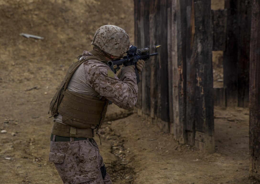 Marines from 4th Light Armored Reconnaissance Battalion, 4th Marine Division, hit their targets in a live fire drill in Almeria, Spain for exercise Trident Juncture 2015, Oct. 27, 2015. Live fire drills allow Reserve Marines to train in realistic environments and maintain a high state of readiness. More than 36,000 troops from more than 30 nations are participating in the exercise which is the largest NATO has conducted in the past 10 years.