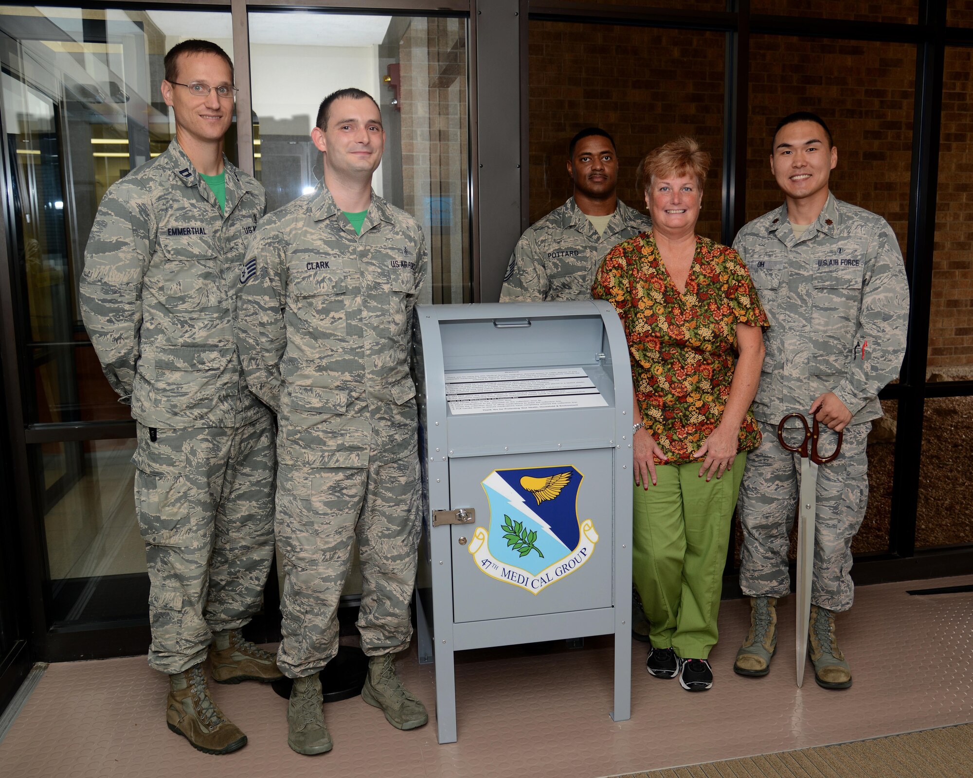 Laughlin's pharmacy offers a safe prescription drug disposal system to collect unwanted or expired household prescription, over-the-counter and other unused medications. (U.S. Air Force photo by Airman 1st Class Ariel D. Partlow)(Released)