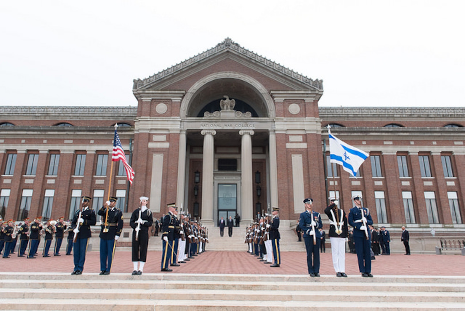 Honor Cordon in front of Roosevelt Hall