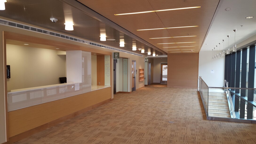 Shown is the completed interior work at the Blanchfield Army Community Hospital (BACH) addition/alteration project.