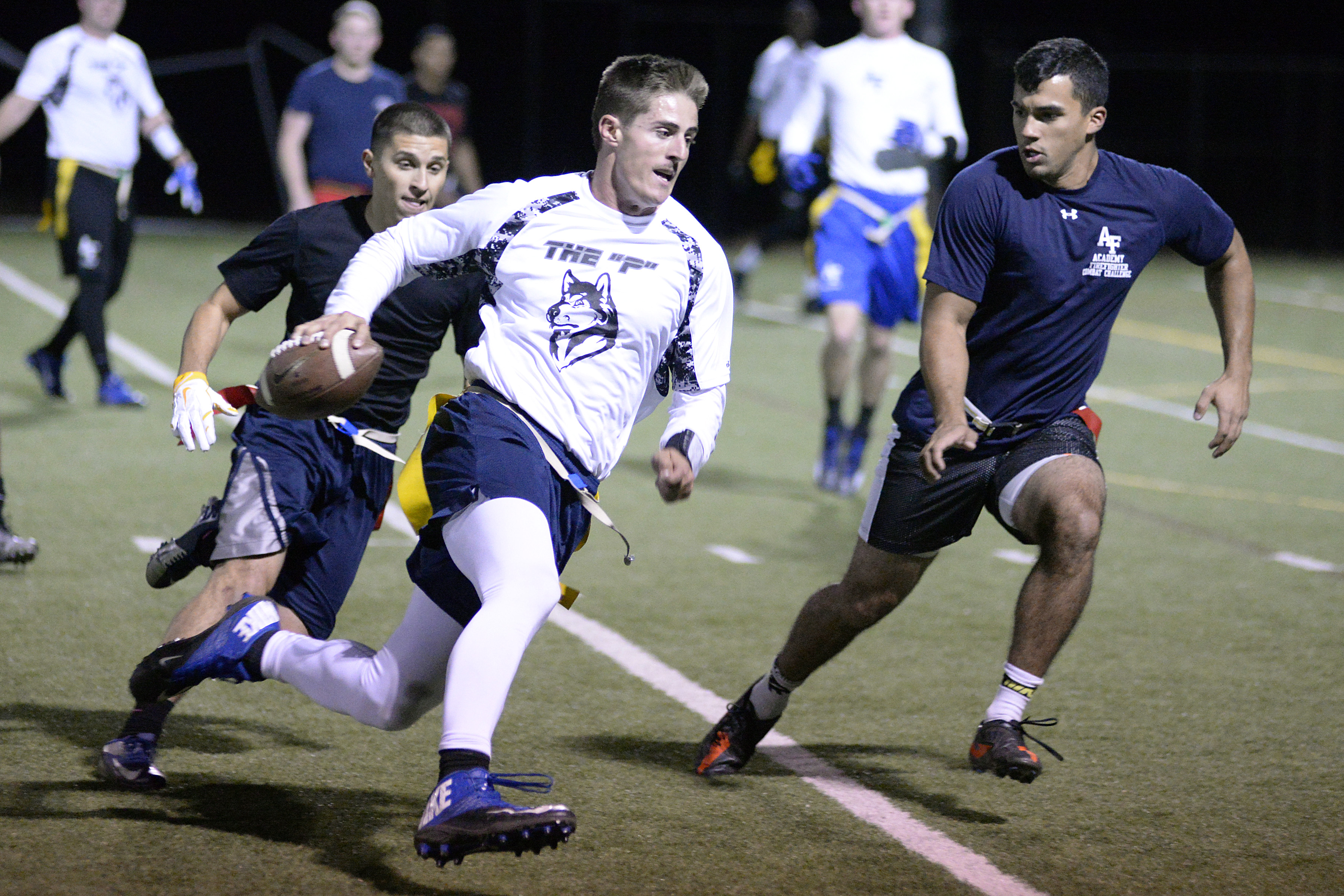 Prep School Beats Fire Dept 26 7 Takes Intramural Football