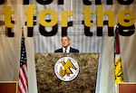 Defense Secretary Leon E. Panetta delivers remarks at the Association of the U.S. Army's annual meeting and exposition in Washington, D.C., Oct. 12, 2011.
