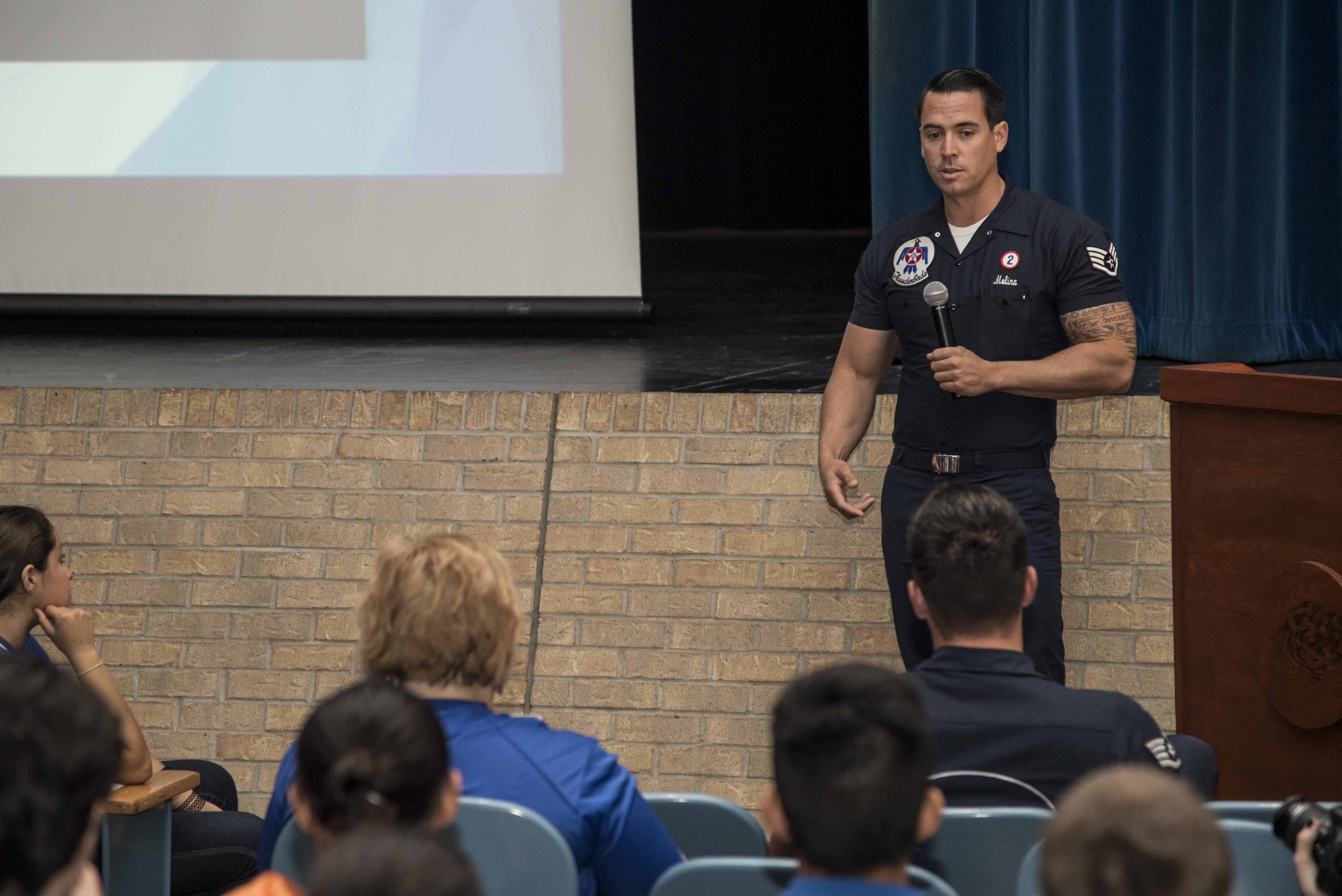 Thunderbirds Inspire Future Airmen