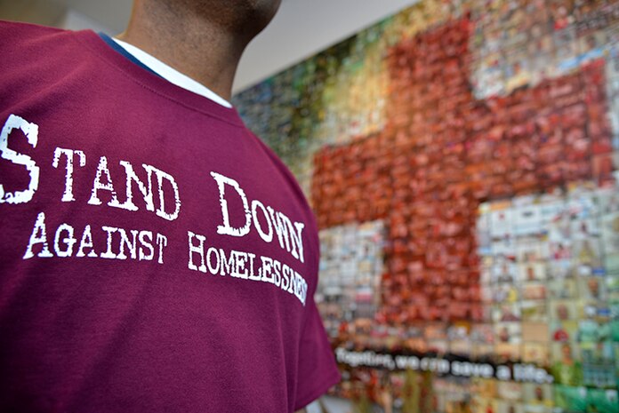 The 16th annual Stand Down Against Homelessness took place Friday, Oct. 30, 2015 at the VA Community Resource and Referral Center in North Charleston, S.C.  The Ralph H. Johnson VA Medical Center in partnership with Goodwill Industries of Lower South Carolina and Palmetto Warrior Connection offered these veterans medical screenings, clothing, food, haircuts and legal services along with many other services. (VA Photo by James Arrowood).