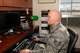 Staff Sgt. Nick Smith works at his desk with the 127th Logistics Readiness Squadron at Selfridge Air National Guard Base, Oct. 17, 2015. After serving for several years on active duty, the Airman wanted to return home but continue to serve. He found his opportunity in the Michigan Air National Guard. (U.S. Air National Guard photo by Master Sgt. David Kujawa)