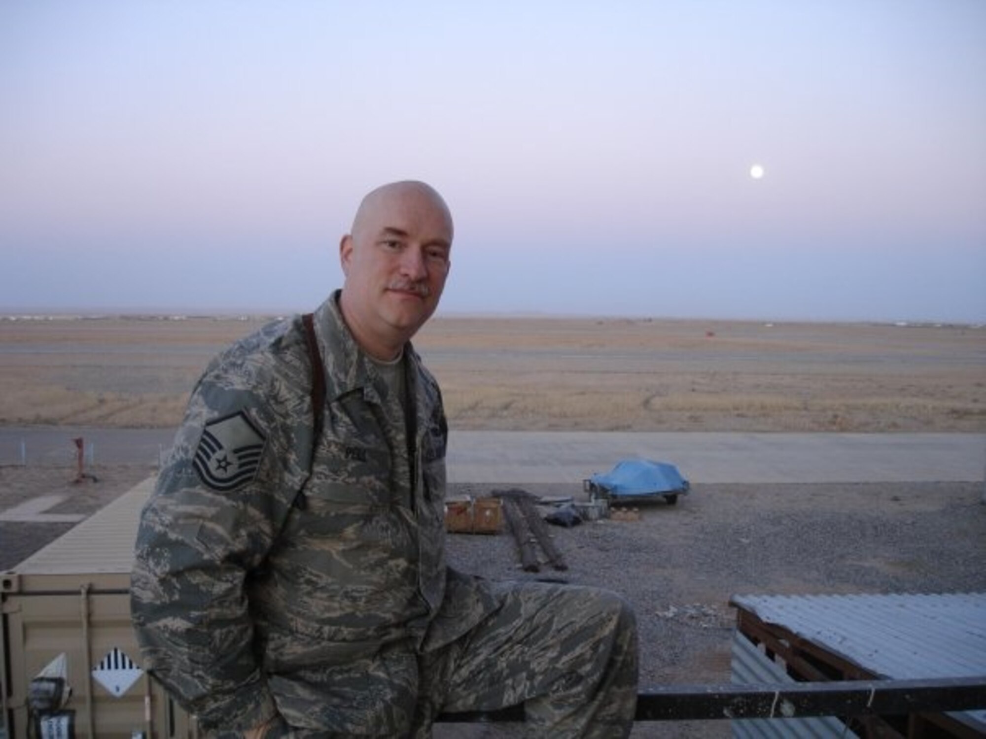In March 2008, Lou Pell was deployed to Iraq. Lou Pell was chosen to be the Grand Marshall for the 2015 Official Nebraska Veterans Day Parade. (Courtesy Photo)