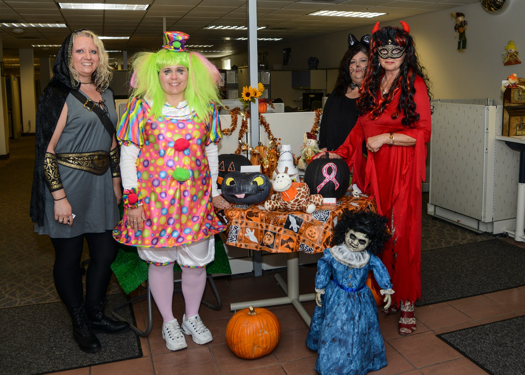 The 412th Comptroller Squadron. Spooky! (U.S. Air Force photo by Rebecca Amber)