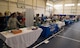 Base and community agencies fill the youth center gymnasium during the deployment expo Aug. 29, 2015 at Moody Air Force Base, Ga. The expo offered information to Airmen and families on the services that they can take advantage of before, during or after a deployment. (U.S. Air Force photo/Tech. Sgt. Zachary Wolf)