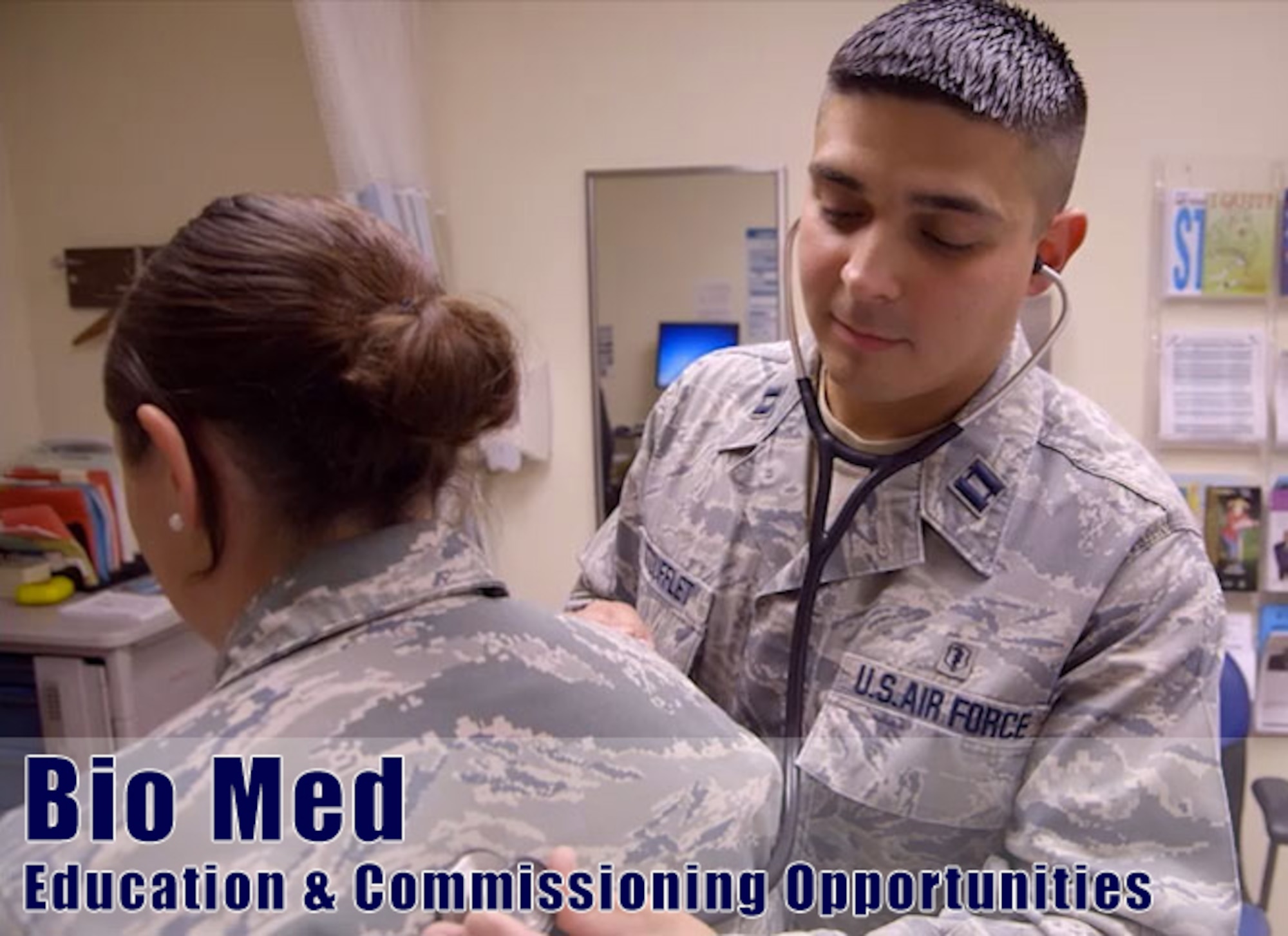 Eligible Airmen interested in biomedical sciences education or commissioning opportunities can now apply for any of the four available Biomedical Sciences Corps programs now accepting applications. (Courtesy Graphic)