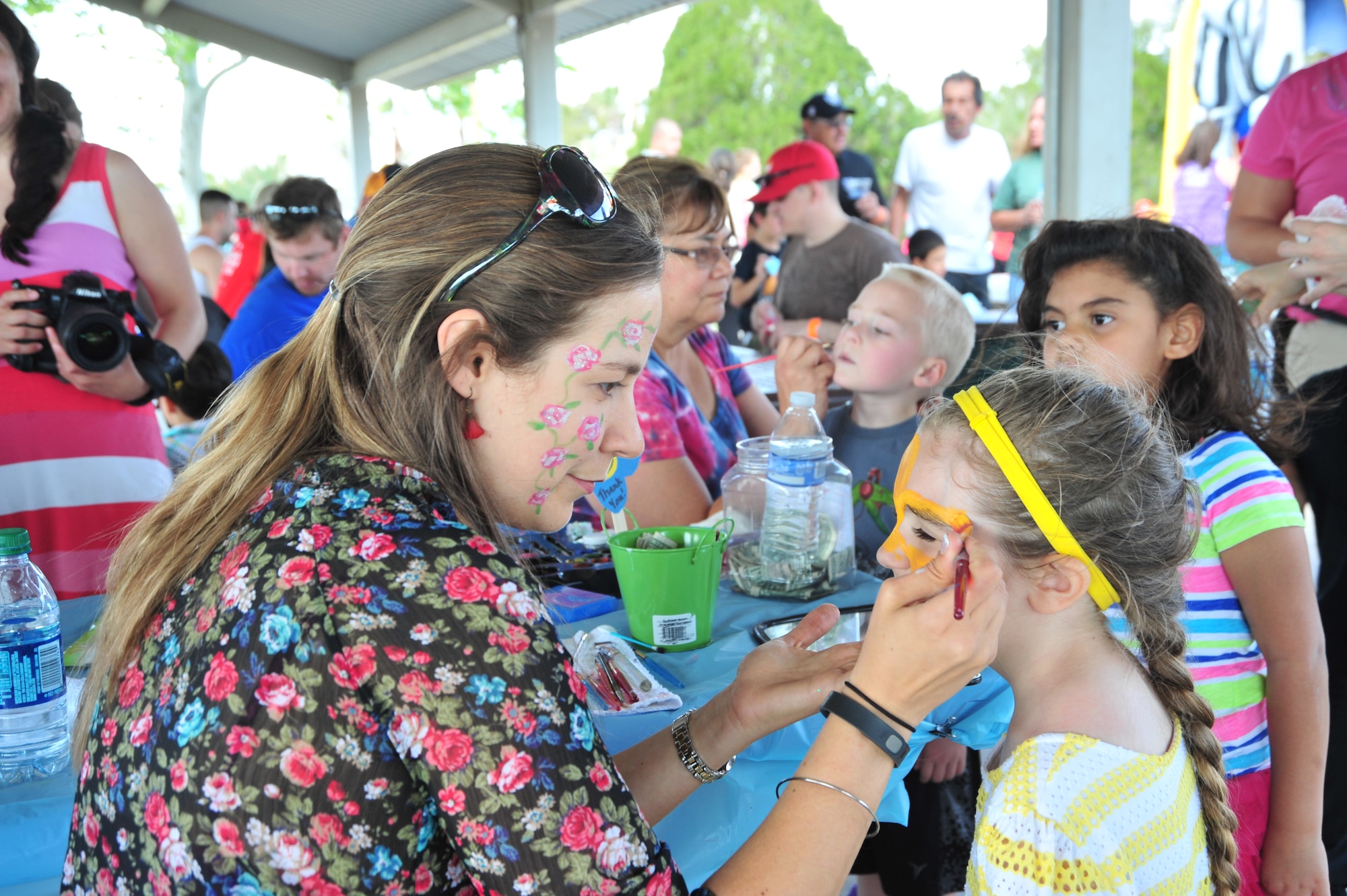 Local Tucson community is showing their appreciation by hosting a “Welcome Home” barbeque at Davis-Monthan Air Force Base, Ariz., Sept. 3, 2015. The barbeque will be held at Bama Park from 12 to 4 p.m. There will be free food and drinks. Corn-hole tournaments, face-painting, jumping castles, a paintball arena, water activities and a live band will be there for Airmen and their families to enjoy. (U.S. Air Force photo by Staff Sgt. Angela Ruiz/Released) 