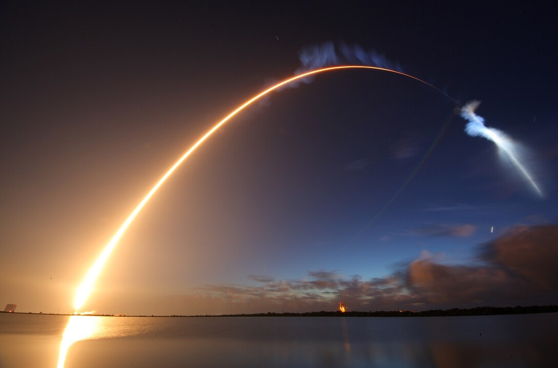 The U.S. Air Force’s 45th Space Wing helped successfully launch the fourth Mobile User Objective System (MUOS) satellite aboard a United Launch Alliance Atlas V rocket from Launch Complex 40 here Sept. 2, 2015, from Cape Canaveral Air Force Station, Fla., at 6:18 a.m. EDT. The U.S. Navy-delivered MUOS is a next-generation narrowband tactical satellite communications system, built by Lockheed Martin, designed to significantly improve ground communications for U.S. forces on the move. (Photo by Michael Deep/Spaceflight Insider) 