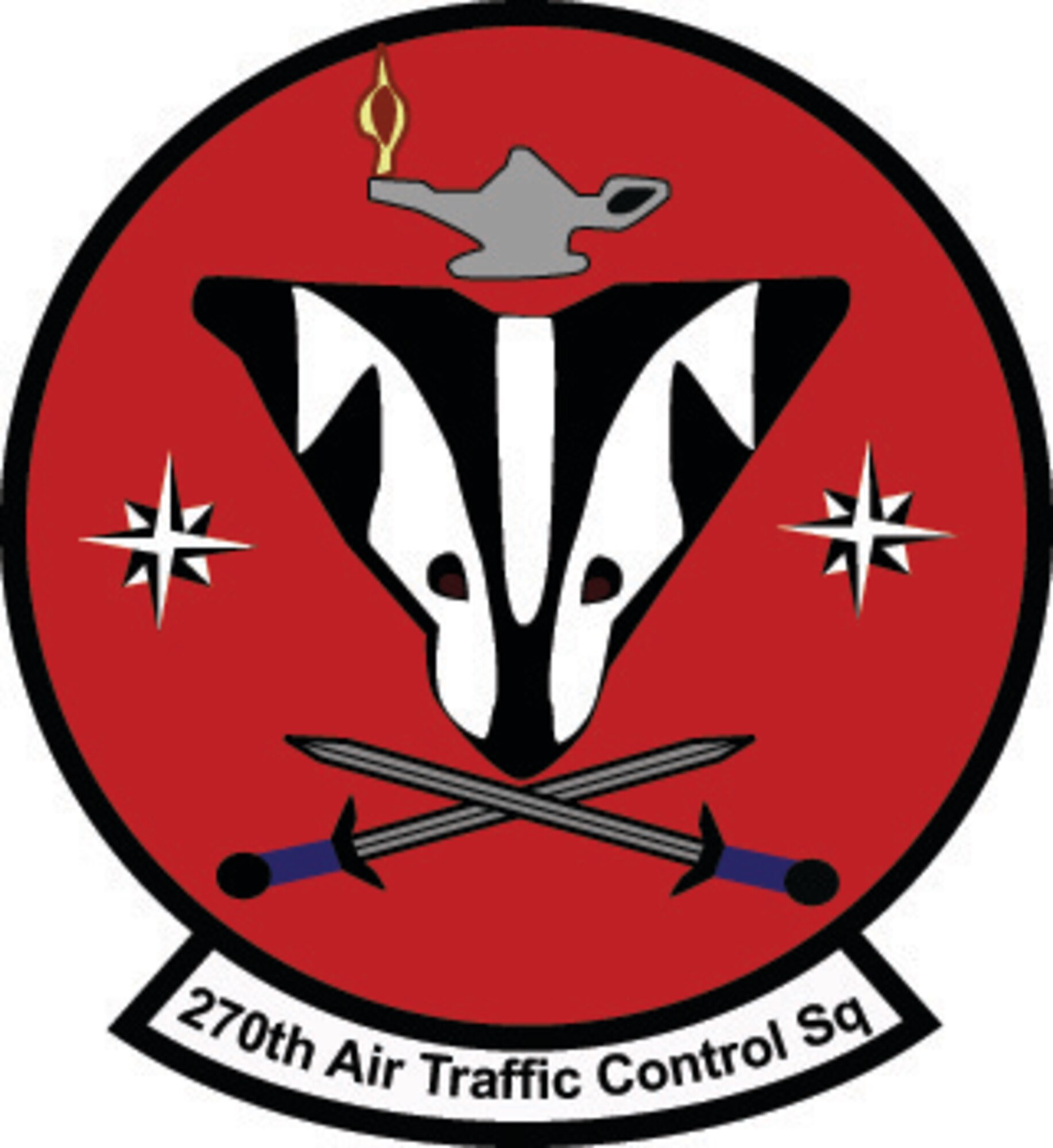 Pictured is the patch for the 270th Air Traffic Control Squadron which has been a part of the Oregon Headquarters Combat Operations Group.  As of Oct. 1, 2015 the 270th ATCS will now fall under the 173rd Fighter Wing Operations Group as part of a realignment to bring all of the COG under the two state fighter Wings.  