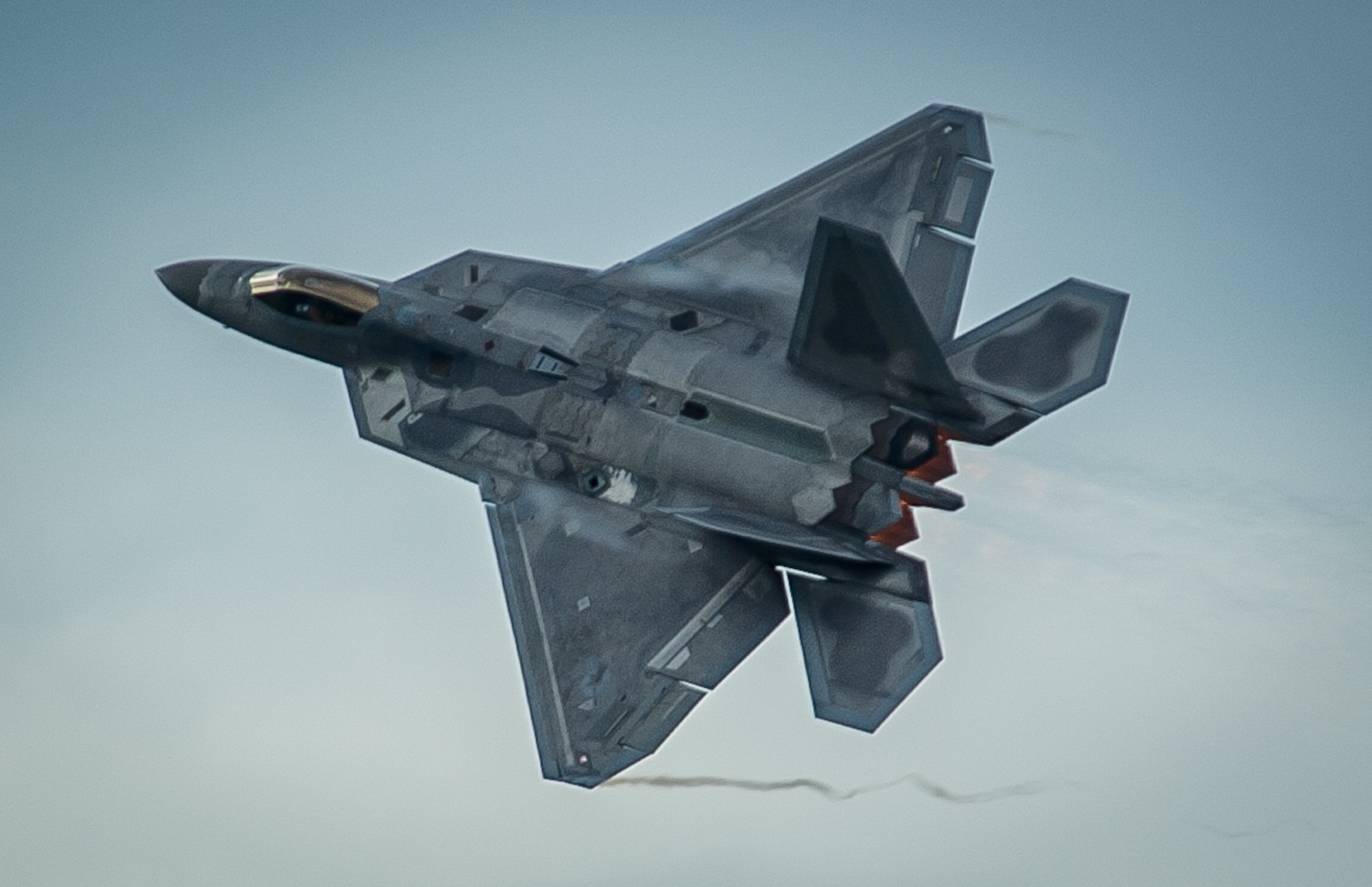 An F-22 Raptor takes off from ??mari Air Base, Estonia, Sept. 4, 2015, following a brief forward deployment. The F-22s have previously deployed to both the Pacific and Southwest Asia for Airmen to train in a realistic environment while testing partner nations' ability to host advanced aircraft like the F-22. The F-22s are deployed from the 95th Fighter Squadron at Tyndall Air Force Base, Florida. The U.S. Air Force routinely deploys aircraft and Airmen to Europe for training and exercises. (U.S. Air Force photo/ Tech. Sgt. Ryan Crane)