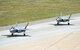 The first two combat-coded F-35A Lightning II aircraft arrive at Hill Air Force Base, Utah, Sept. 2. Hill was selected as the location for the first operational F-35 fleet and will receive up to 70 additional jets on a staggered basis through 2019. Hill Airmen from the active-duty 388th and Reserve 419th Fighter Wings will fly and maintain the fleet. Standing up the first operational F-35 unit at Hill allows for synergy with the co-located F-35 depot maintenance team, and access to the nearby Utah Test and Training Range. (U.S. Air Force photo/Alex R. Lloyd)