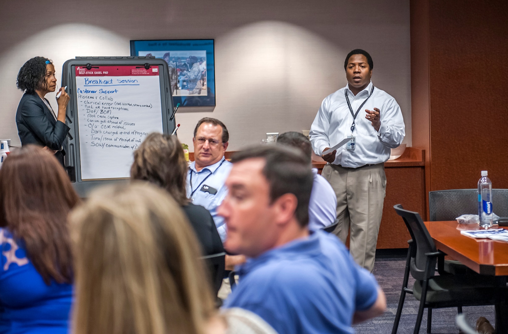 Land and Maritime hosted an Army Supply Planner Summit Aug. 11-13 at Defense Supply Center Columbus. During the three day event breakout sessions were held between DLA and LCMC personnel to enable them to have frank and open discussions about the way ahead with ASP.