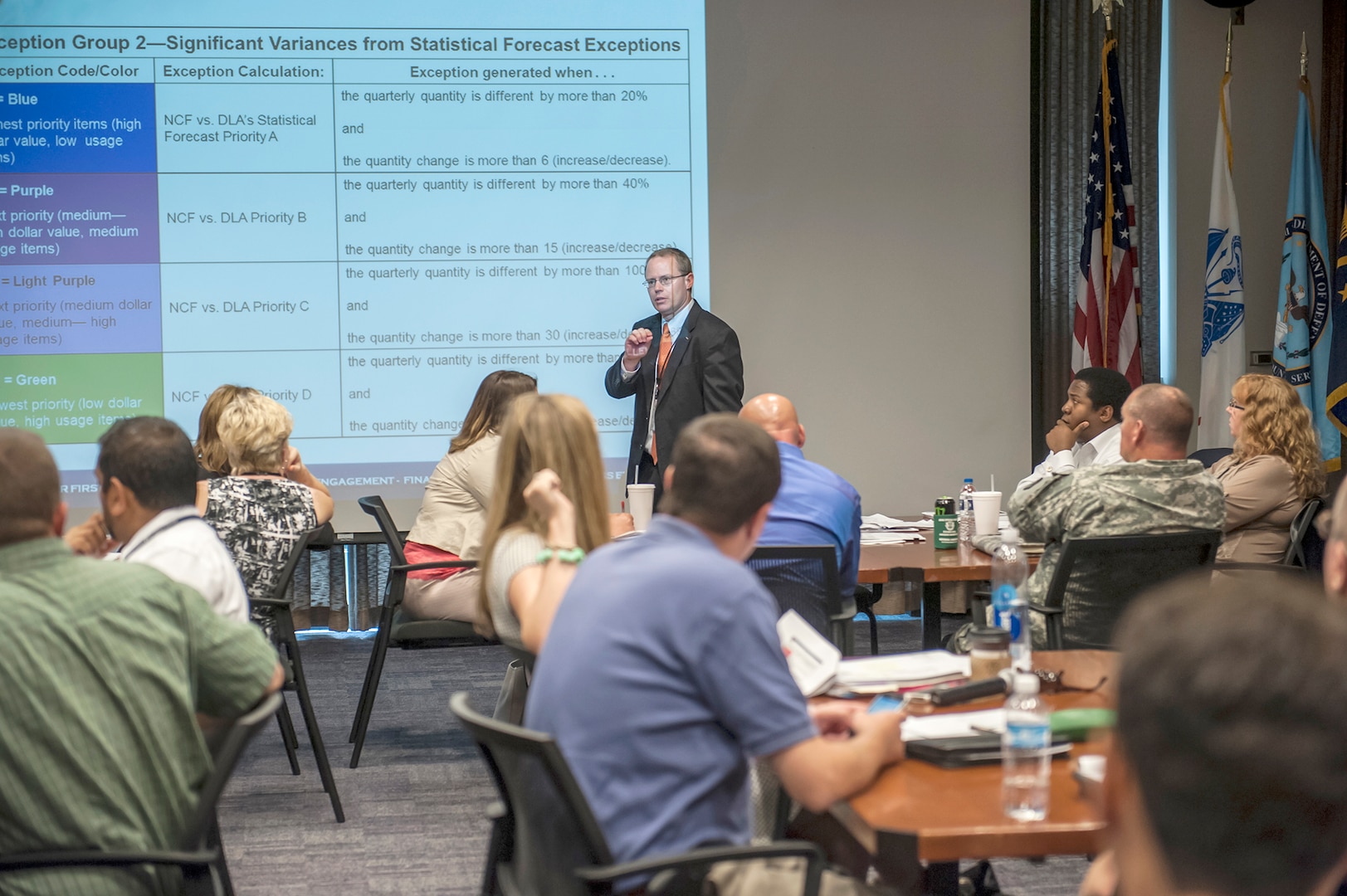 Land and Maritime hosted an Army Supply Planner Summit Aug. 11-13 at Defense Supply Center Columbus. During the three day event breakout sessions were held between DLA and LCMC personnel to enable them to have frank and open discussions about the way ahead with ASP.