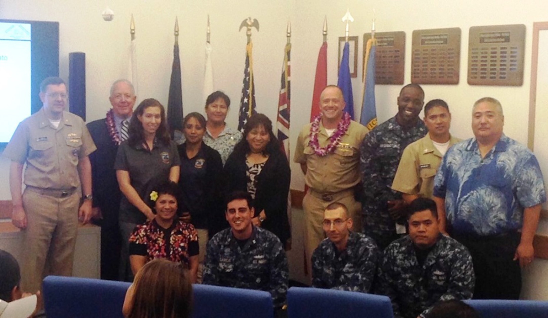 Mr. James McClaugherty, DLA Land and Maritime deputy commander, visited the Pearl Harbor Naval shipyard and DLA-Pacific Aug. 10 on his first stop of an international trip through the Pacific region.