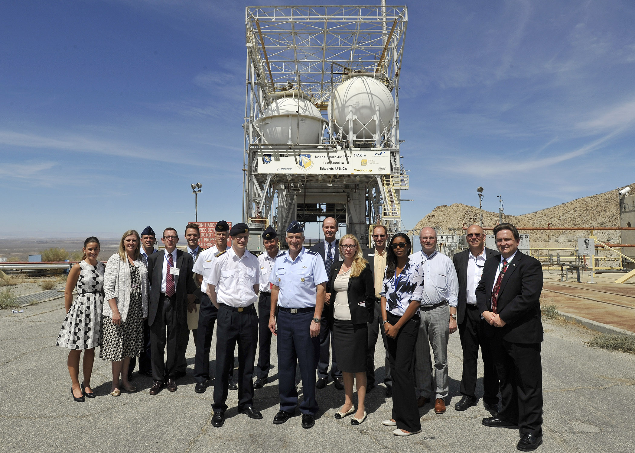 AFRL commander, Swede officials tour rocket lab > Edwards Air Force