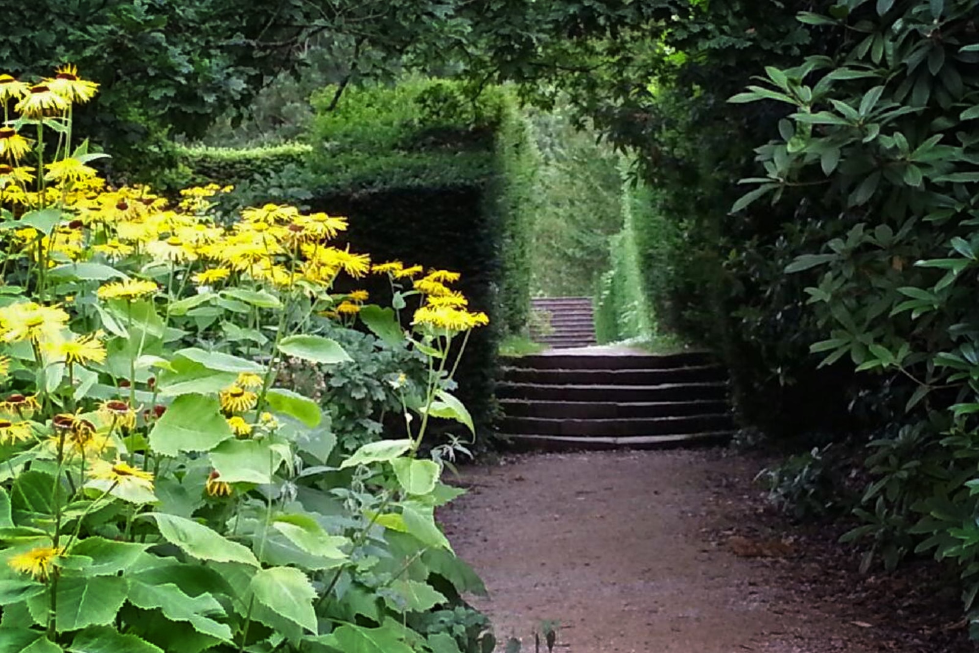 Chatsworth's gardens attract around 300,000 visitors a year. It has a complex blend of different features from six different centuries and covers 105 acres. The house and gardens were first constructed by Sir William Cavendish and Bess of Hardwick in 1555. (U.S. Air Force photo by Airman 1st Class Erin R. Babis/Released)