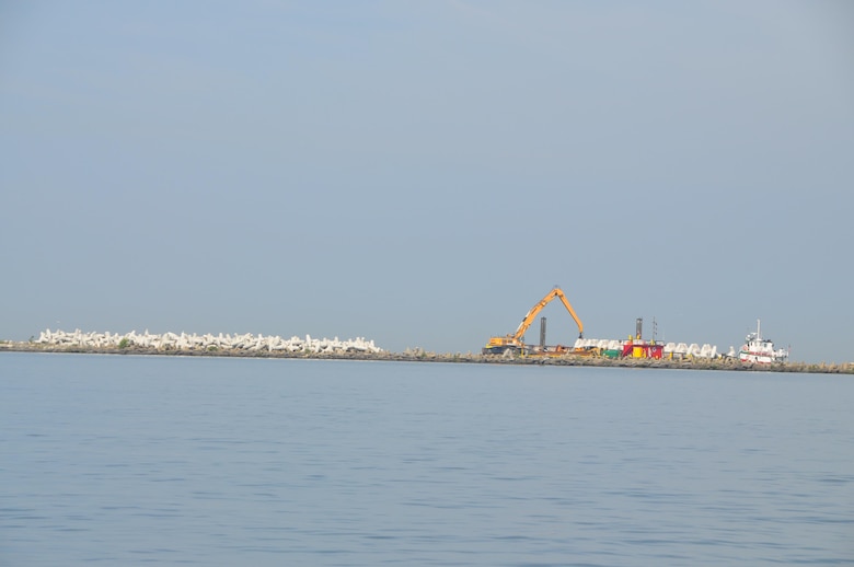 Facility system safety principals are being applied to the Cleveland Harbor East Breakwater repair work that is currently underway. 