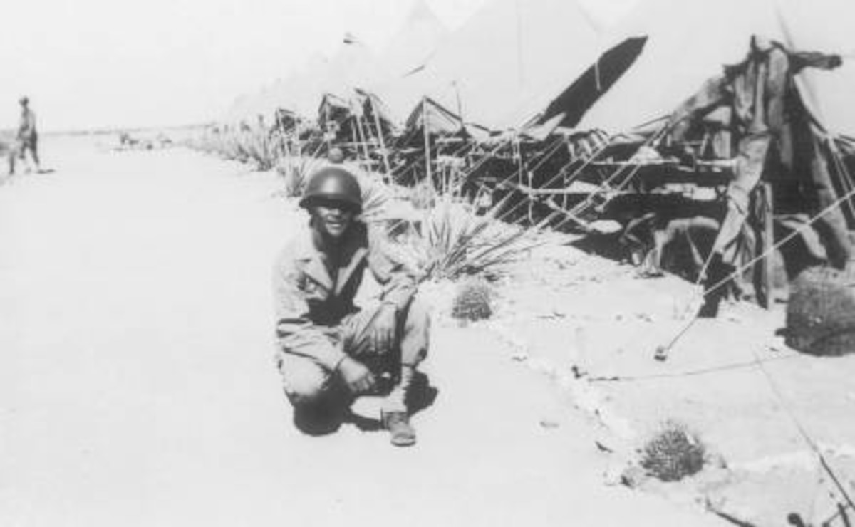 Camp Ibis Tent Row, Desert Training Center, California. Source: Bureau of Land
Management, California. 