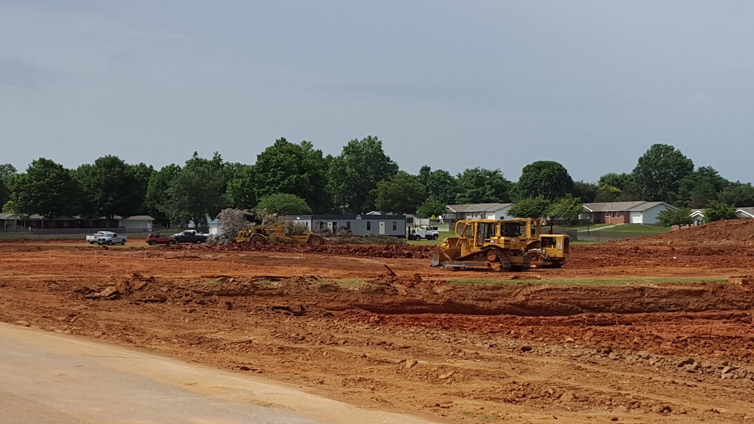 Construction is now underway on the new Ft. Campbell High School project in Kentucky. The new 184,000 square-foot school is being constructed to make room for more than 800 students who will fill its halls in the 2017-2018 school year.