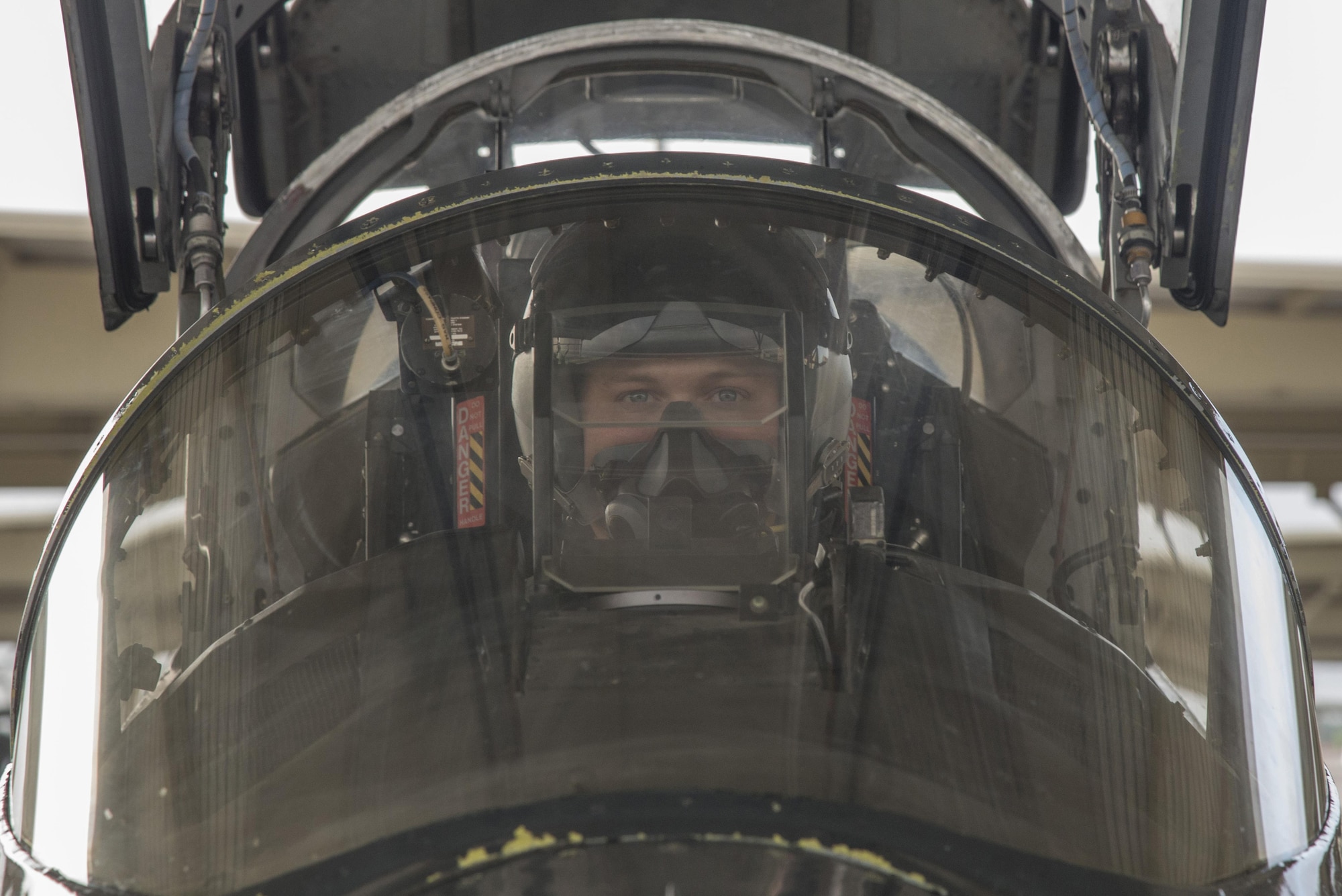 Second Lt. Duston Obrien, 435th Fighter Training Squadron upgrade pilot, prepares to take off in a T-38C Talon at Joint Base San Antonio-Randolph, Texas, Sept. 3, 2015. The 435th Fighter Training Squadron conducts Introduction to Fighter Fundamentals student training in nearly 50 T-38C Talon aircraft and trains IFF instructors for Air Education and Training Command at large. The 435th FTS trains approximately 150 students annually from the United States, Iraq, Japan, Poland, Saudi Arabia, and Singapore.