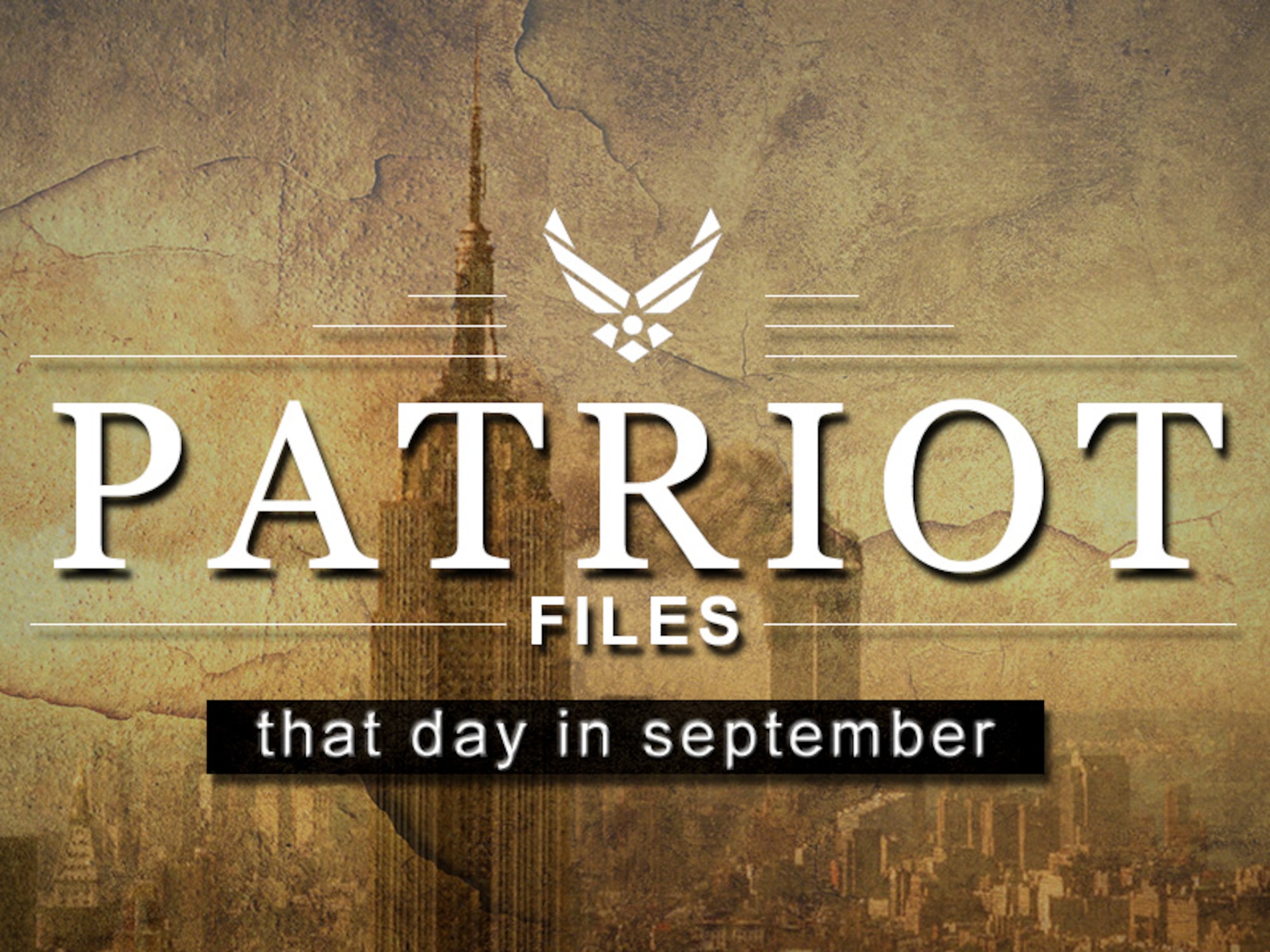 Patriot Files: that day in September | The World Trade Center burns behind New York City’s Empire State Building, Sept. 11, 2001. Both towers were attacked as a result of a highly-coordinated al-Qaida plot. (AP photo by Marty Lederhandler/Released, U.S. Air Force graphic by Staff Sgt. Jarad A. Denton/Released)