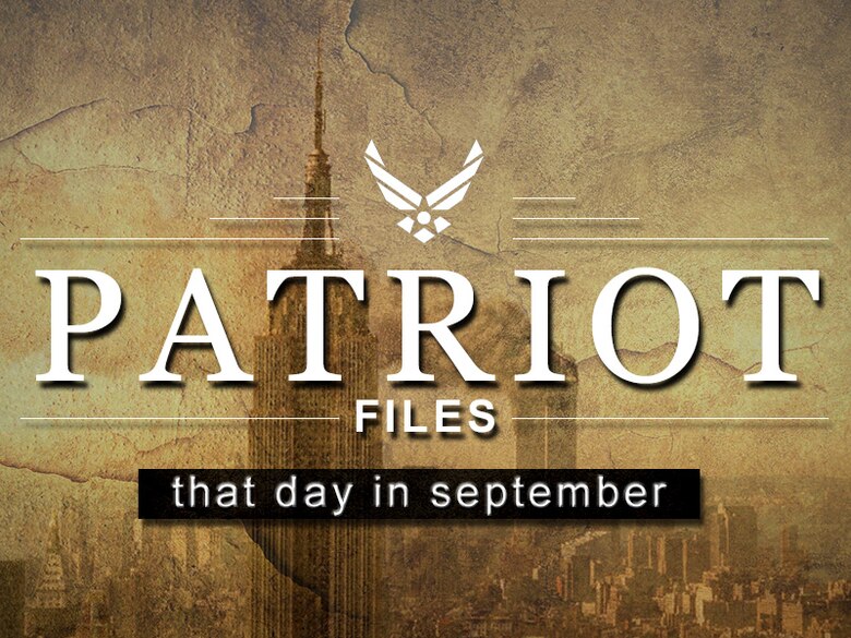 Patriot Files: that day in September | The World Trade Center burns behind New York City’s Empire State Building, Sept. 11, 2001. Both towers were attacked as a result of a highly-coordinated al-Qaida plot. (AP photo by Marty Lederhandler/Released, U.S. Air Force graphic by Staff Sgt. Jarad A. Denton/Released)