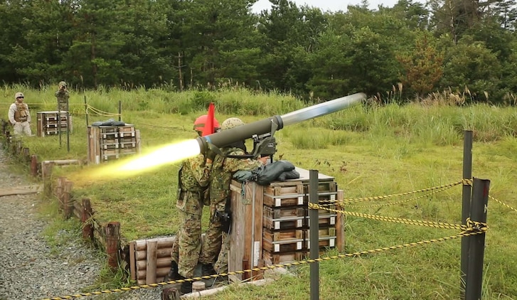 Sgt. Sugimoto Yoshitaka fires the Type 01 LMAT Anti-Tank Missile System during Forest Light 16-1 at Camp Imazu, Takashima, Japan, Sept. 7, 2015. The Japanese Ground Self-Defense Force and U.S. Marines shared knowledge about different anti-tank missile systems. After giving specifications of their respective weapon systems, the two forces used practice rounds to demonstrate how well the weapon systems work. Forest Light will take place Sept. 7-18 with approximately 240 Marines working next to 350 JGSDF members. The exercise will consist of mortar live fire, establishing forward arming and refueling points training, helicopter borne skills and combined arms procedures. Sugimoto is an anti-tank missile man with 50th infantry regiment, 14th Brigade.