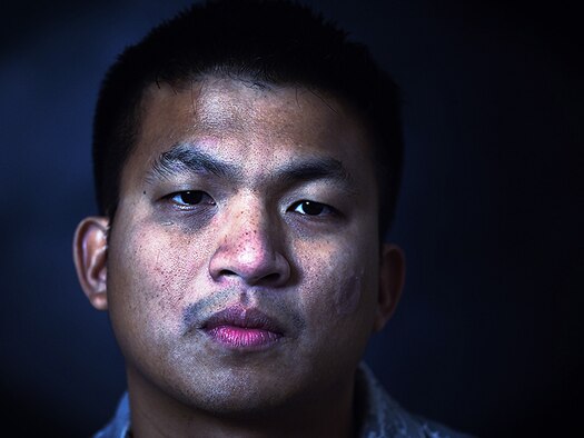 Tech. Sgt. Manuel Fajardo is assigned to the 501st Combat Support Wing at Royal Air Force Alconbury, England. Fajardo recalled his experience during the events of 9/11 and how it impacted his decision to join the Air Force. (U.S. Air Force photo/Staff Sgt. Jarad A. Denton)