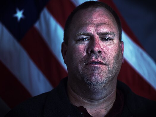 Retired Master Sgt. Daniel Callens is assigned to the Defense Logistics Agency at Royal Air Force Alconbury, England. Callens recalled his experience during the events of 9/11 and how it impacted his career in the Air Force. (U.S. Air Force photo/Staff Sgt. Jarad A. Denton)
