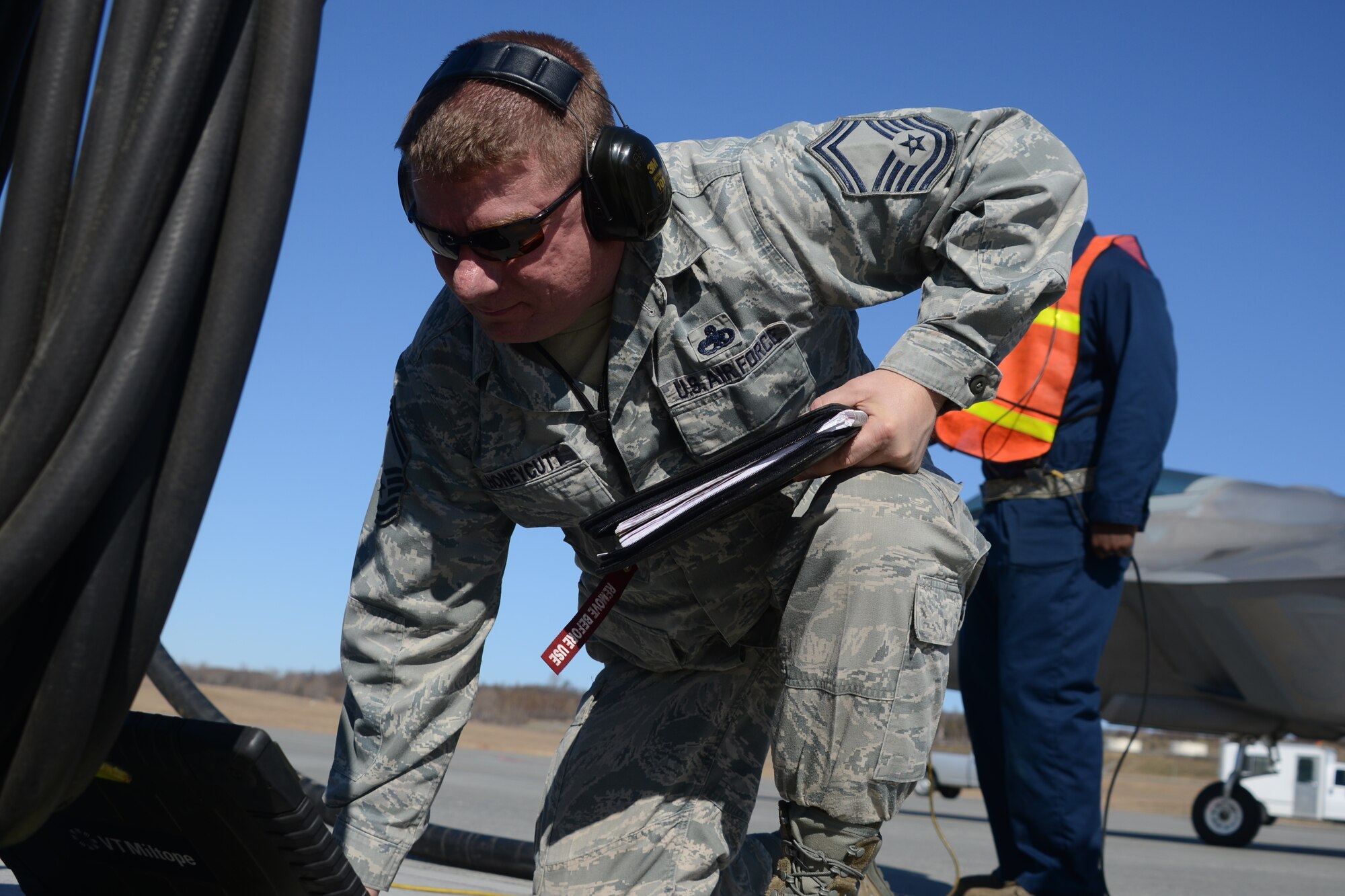 Chief Master Sgt. Horace Honeycutt took the reigns as the 477th Fighter Group Chief Enlisted Manager from Chief Master Sgt. Timothy Zellar here Sept.1. Honeycutt came to the Fighter Group in 2009, first assigned as the fabrication flight chief and more recently as the superintendent of the quality assurance flight. (U.S. Air Force Photo/ Tech. Sgt. Dana Rosso)