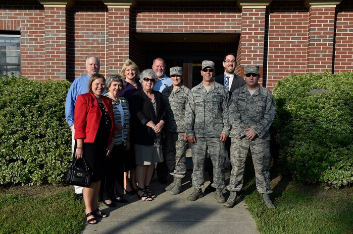 Members of Project STAR and Airmen tour dormitories Sept. 10, 2015 at Joint Base Charleston, S.C. Project STAR (Safety Through Alcohol Responsibility) is a U.S. Department of Justice and Delinquency Prevention program that identifies steps to help prevent underage drinking and promote positive lifestyle choices. (U.S. Air Force photo/Senior Airman Jared Trimarchi)  