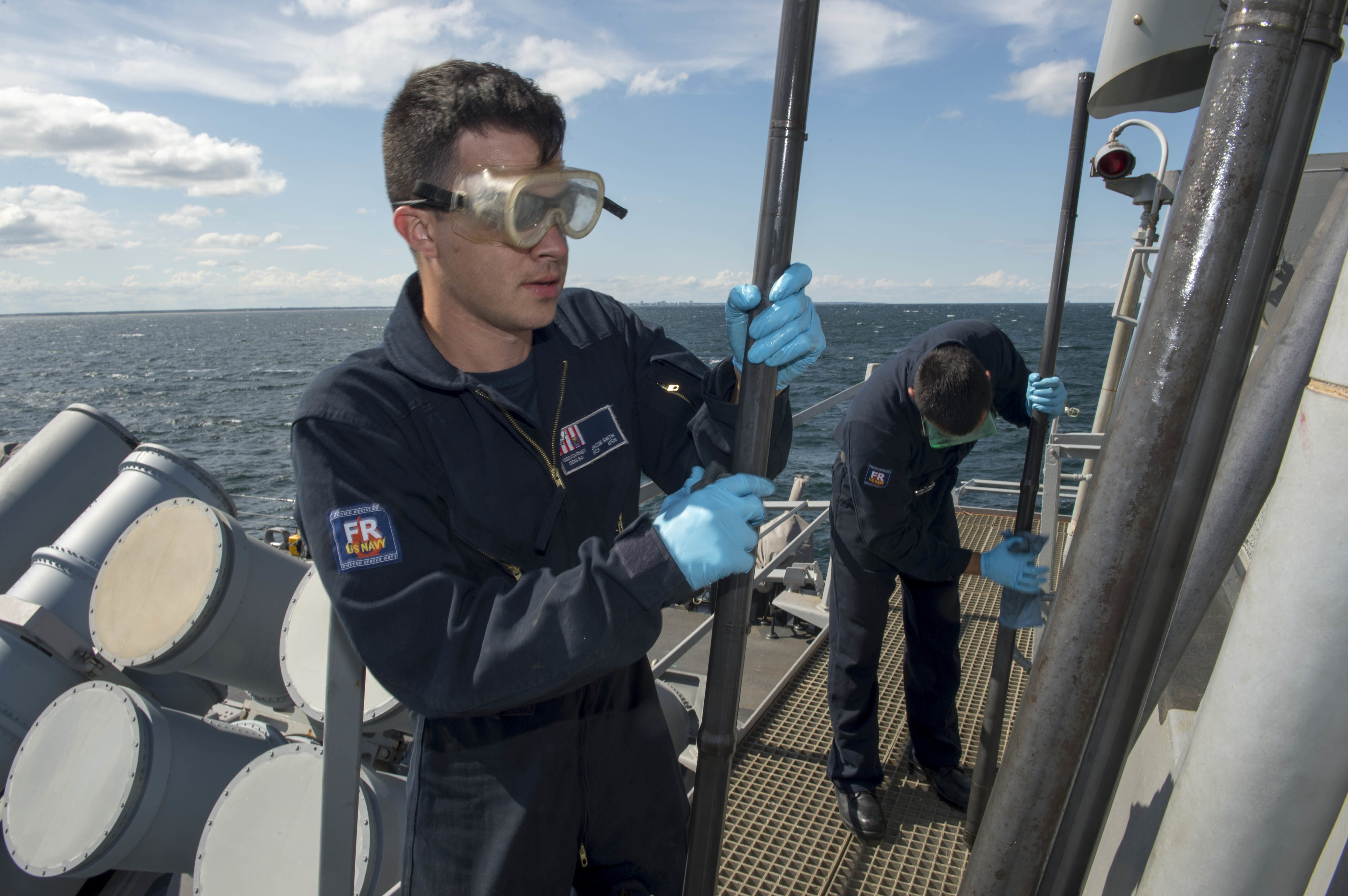 USS Carney Tests Improved FlameResistant Variant Coveralls > United