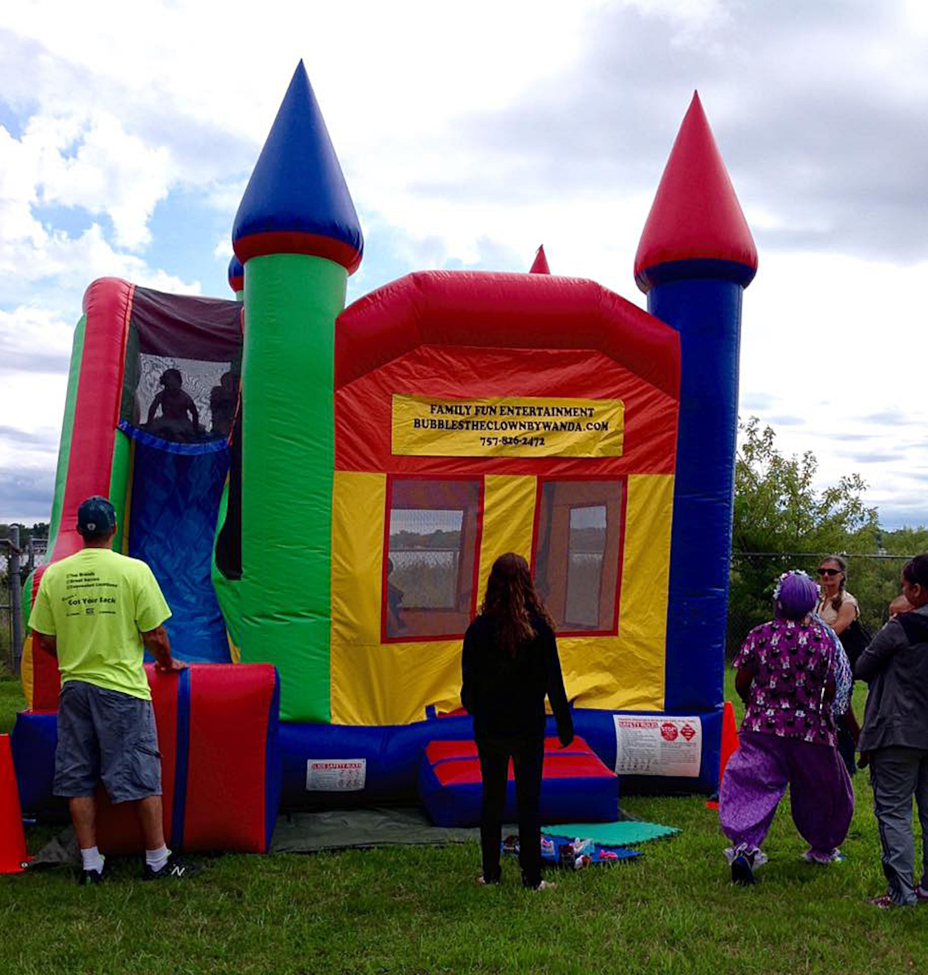 The 192nd FW held its annual Family Day at the Community Commons, September 13, 2015 at Joint Base Langley-Eustis, Virginia. Participants enjoyed a 5K Fun Run, food, vendors, inflatables, games, and other various forms of entertainment. The Family Day events were a way to show families of service members that they are appreciated for their continued support of military members and to bring all unit members together for fun and fellowship. (U.S. Air National Guard photo by Senior Airman Johnisa B. Roberts/Released)