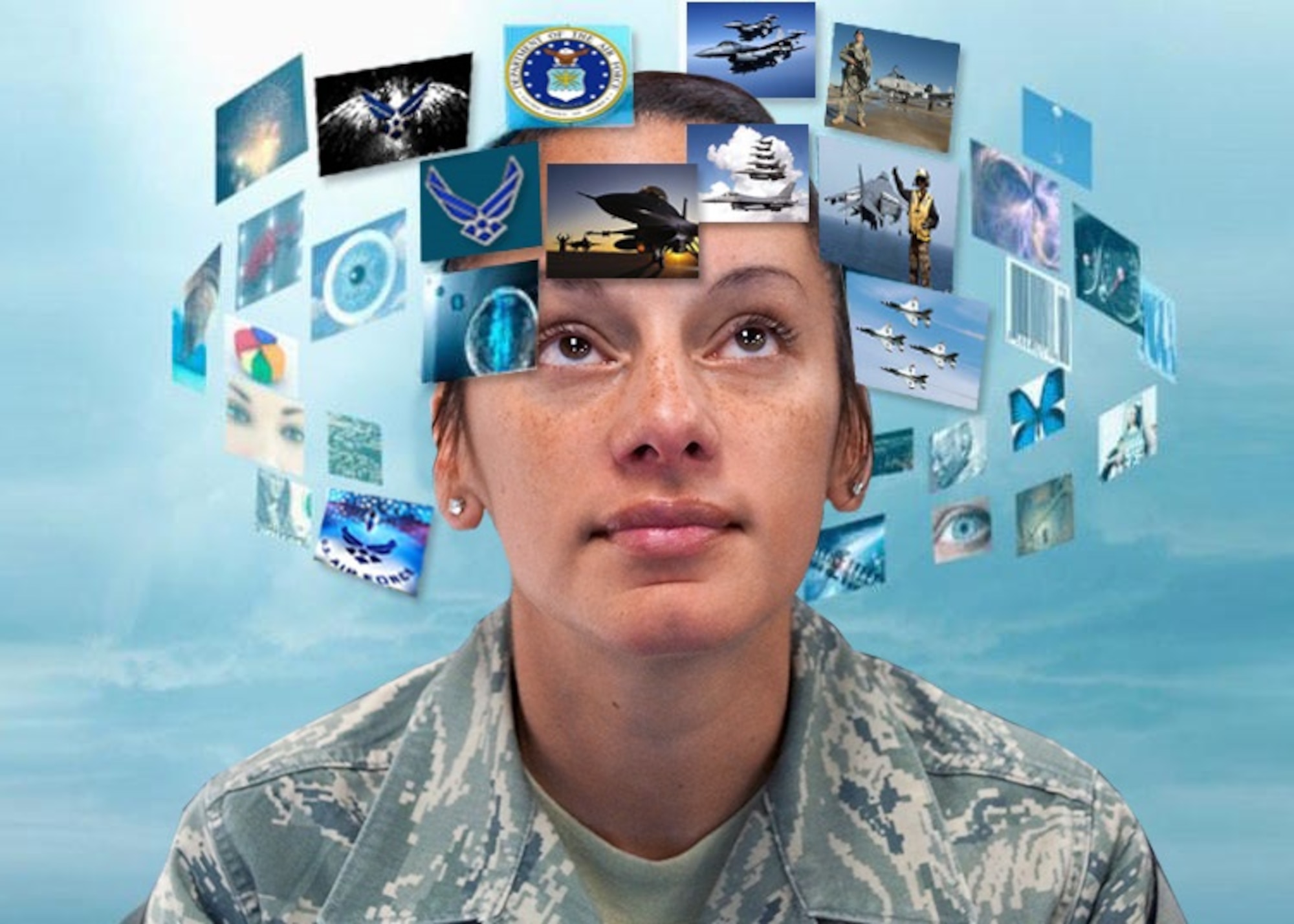 In July 2015, Lt. Col. Michael A. Ortiz authored a ground breaking article entitled "Dream Big: Air Force personnel must keep pace with today's digital customer." (U.S. Air Force Graphic Illustration/Quinn Jacobson)
