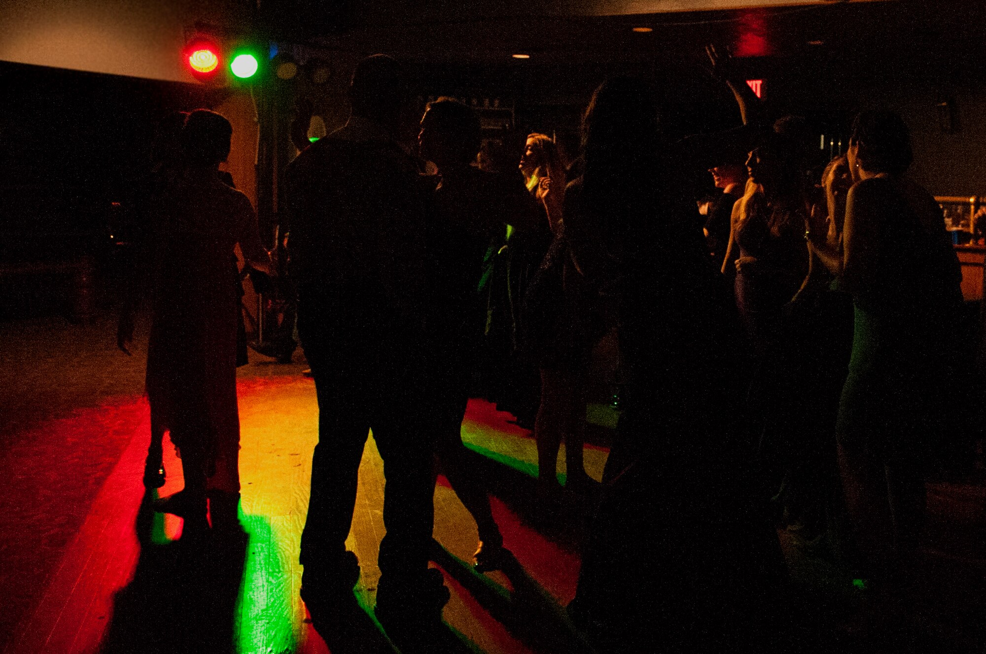 Members of Team Seymour dance during the Air Force Ball, Sept. 12, 2015, at Seymour Johnson Air Force Base, North Carolina. More than 500 members of Team Seymour celebrated the Air Force’s 68th birthday at the event, which featured live music and disc jockeys. (U.S. Air Force photo/Airman 1st Class Shawna L. Keyes) 