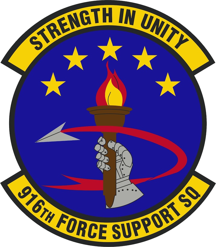 916 Force Support Squadron emblem