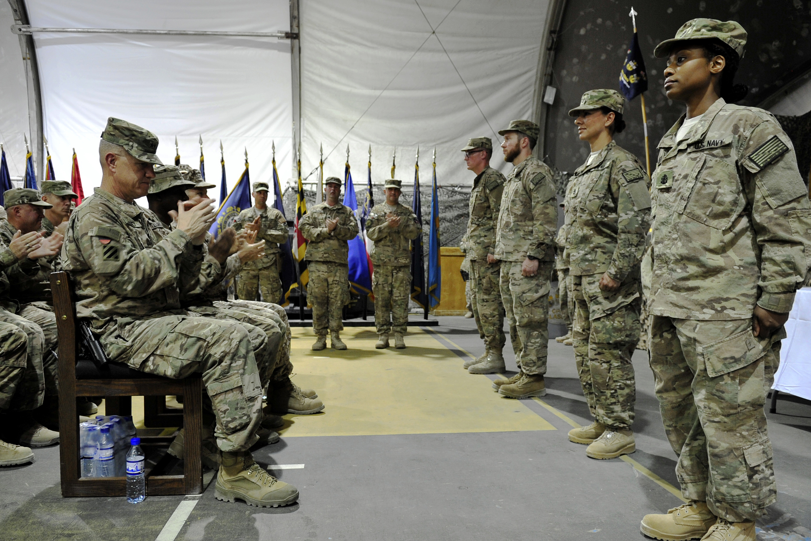 Bagram Pinning Ceremony