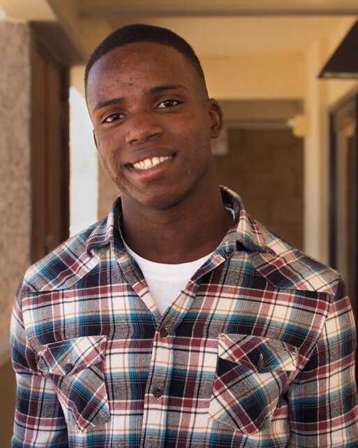 Lance Cpl. Marcellous Mason, supply administrator, 3rd Light Armored Reconnaissance Battalion, has been producing rap music since he was in sixth grade. He uses his lyrics as a form of preaching to spread the word about his beliefs.(Official Marine Corps photo by Lance Cpl. Levi Schultz/Released)