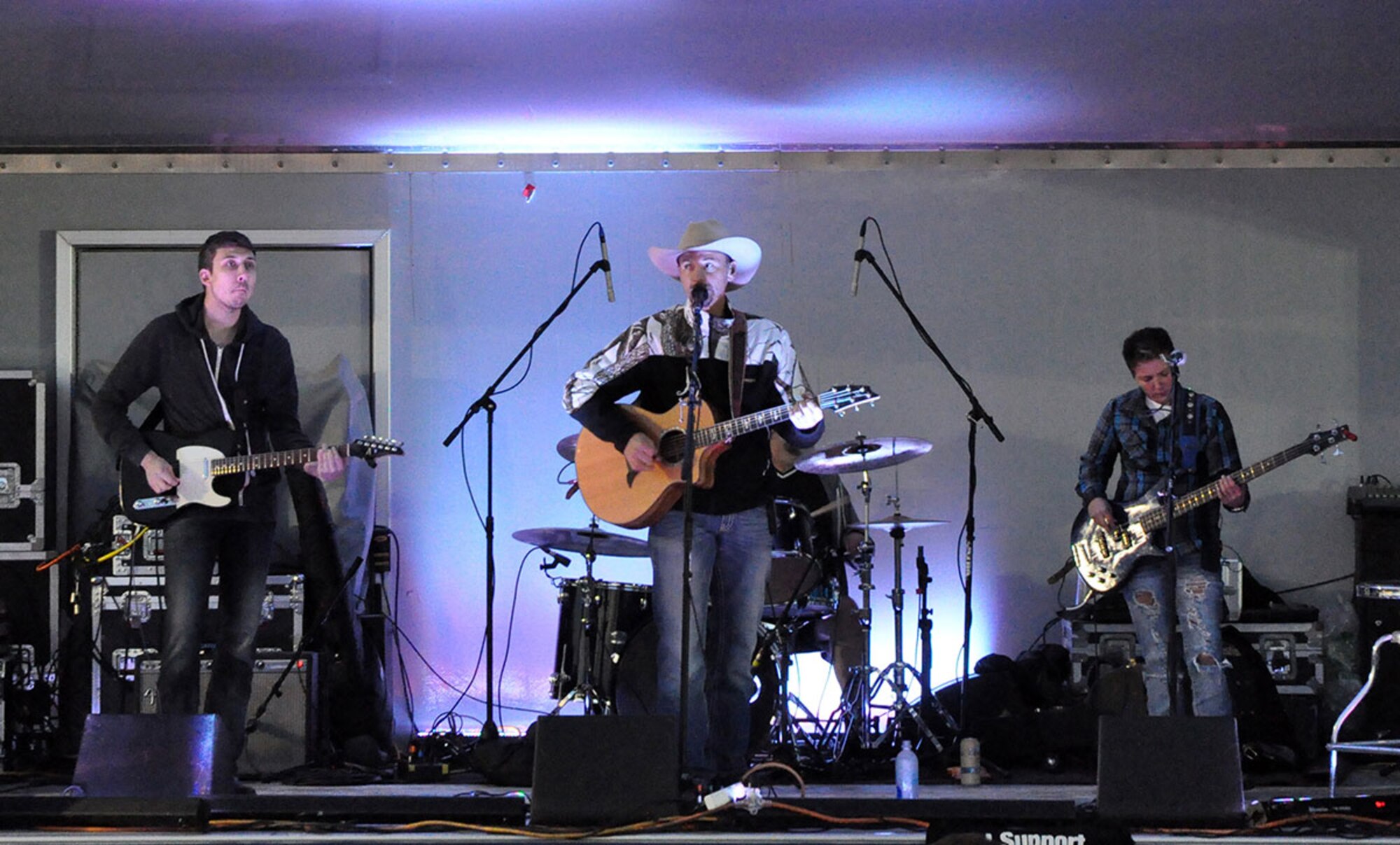 The Arctic Warrior Rodeo is held on Joint Base Elmendorf-Richardson, Alaska, Sept. 12 & 13. Service members were treated to multiple free events that included bull riding, tie-down roping, team roping, steer wrestling, saddle bronc riding, barrel racing, a petting zoo, pony rides and live country music. (U.S. Air Force photo/Maj. Angela Webb)