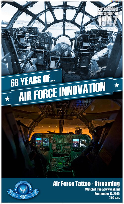 United States Air Force celebrates its 68th birthday. 