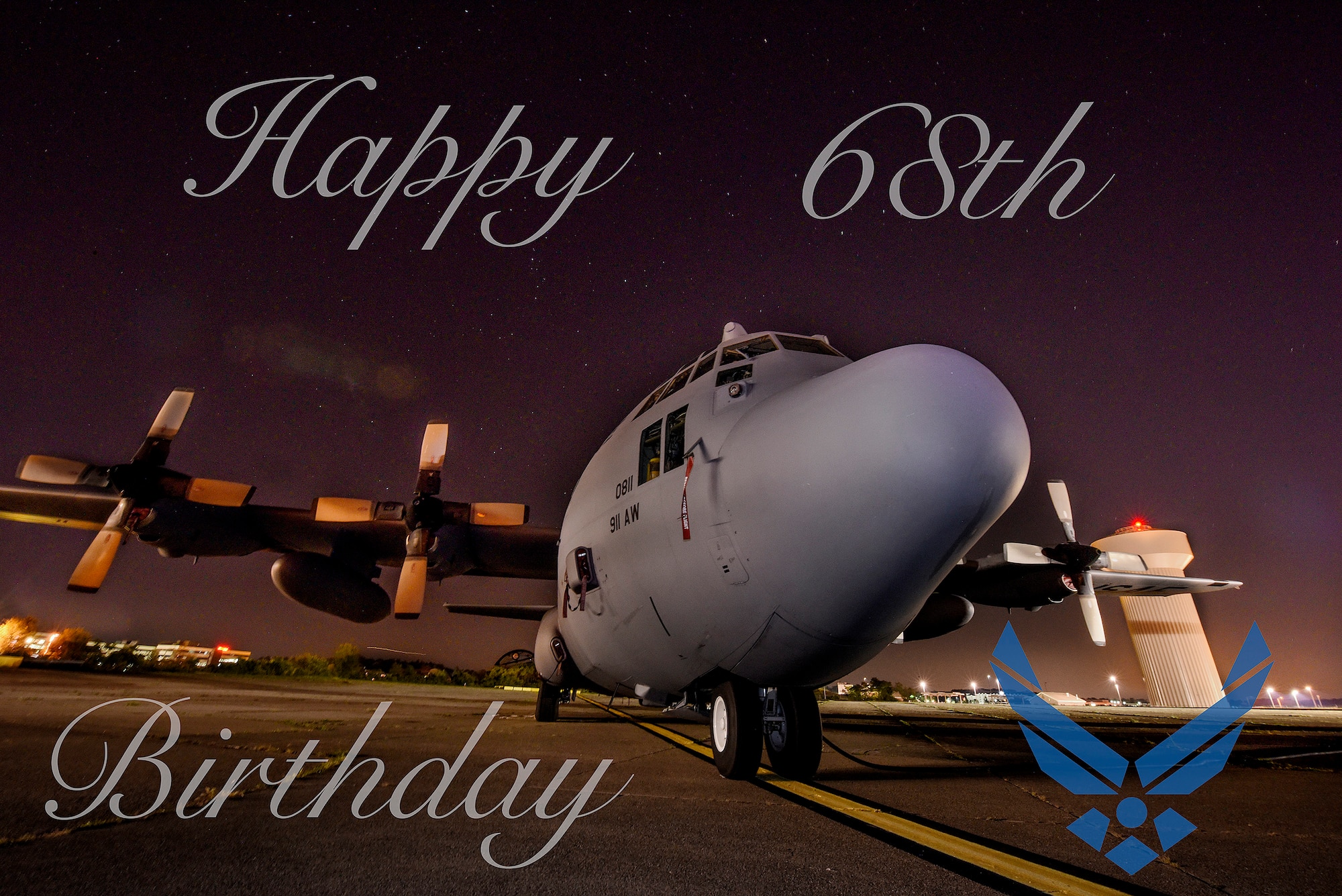 The U.S. Air Force celebrates its 68th Birthday, Sept. 18, 2015. (U.S. Air Force photo illustration by Staff Sgt. Joshua J. Seybert)