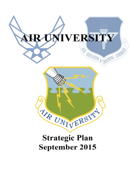 Air University Strategic Plan September 2015