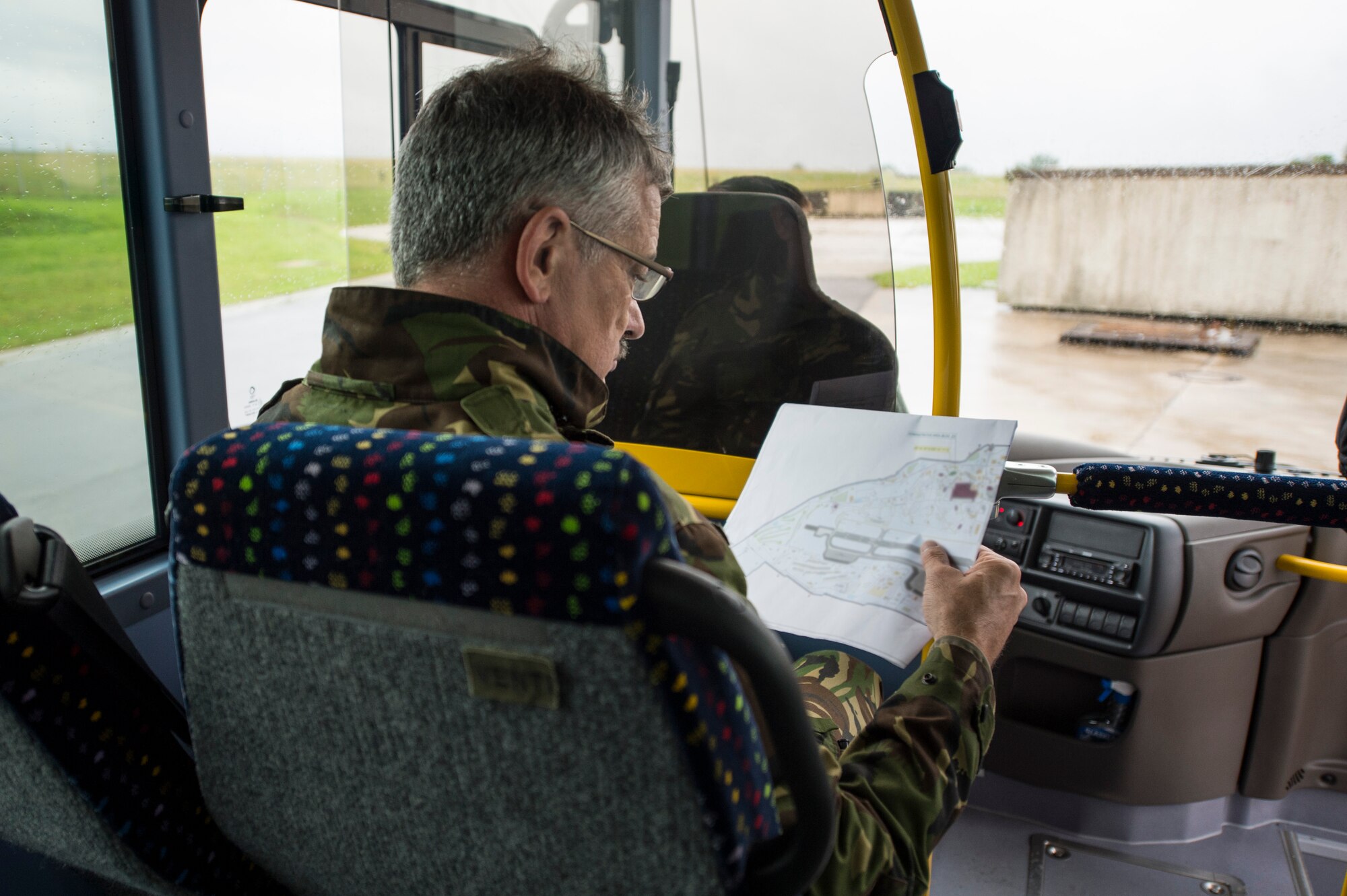 A Conventional Armed Forces in Europe treaty verification team member selects the next facility to inspect during an exercise at Spangdahlem Air Base, Germany, Sept. 16, 2015. The CFE treaty allows treaty signatories to inspect one another’s bases to determine compliance with treaty regulations. The CFE treaty limits the amount of warfighting equipment to an acceptable volume to eliminate unfair advantages of other nations. (U.S. Air Force photo by Staff Sgt. Christopher Ruano/Released)